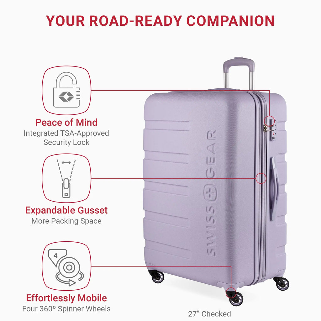 SwissGear 7366 Hardside 3-Piece Luggage Set (Evening Haze)