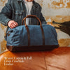 Men's Leather Weekender Bag