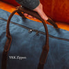 Men's Leather Weekender Bag
