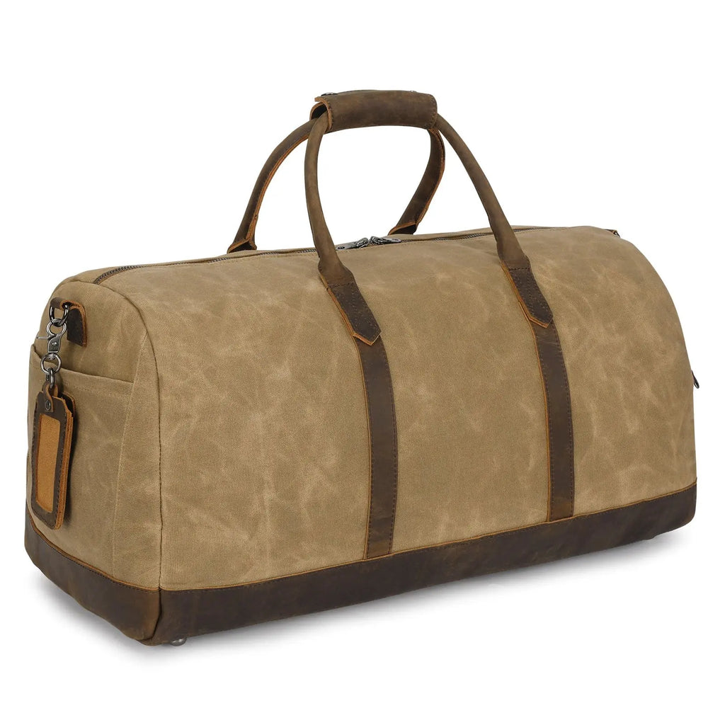 Men's Leather Weekender Bag