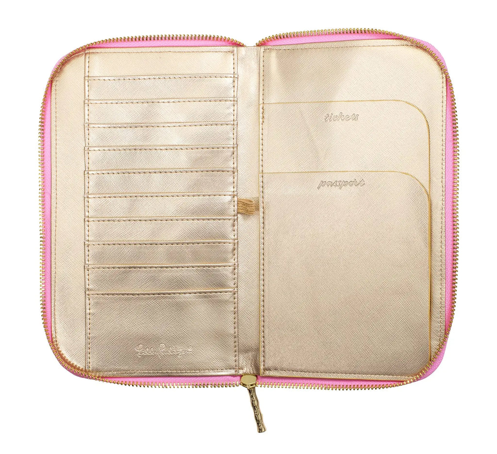 Lilly Pulitzer Travel Wallet Passport Holder {Chick Magnet}