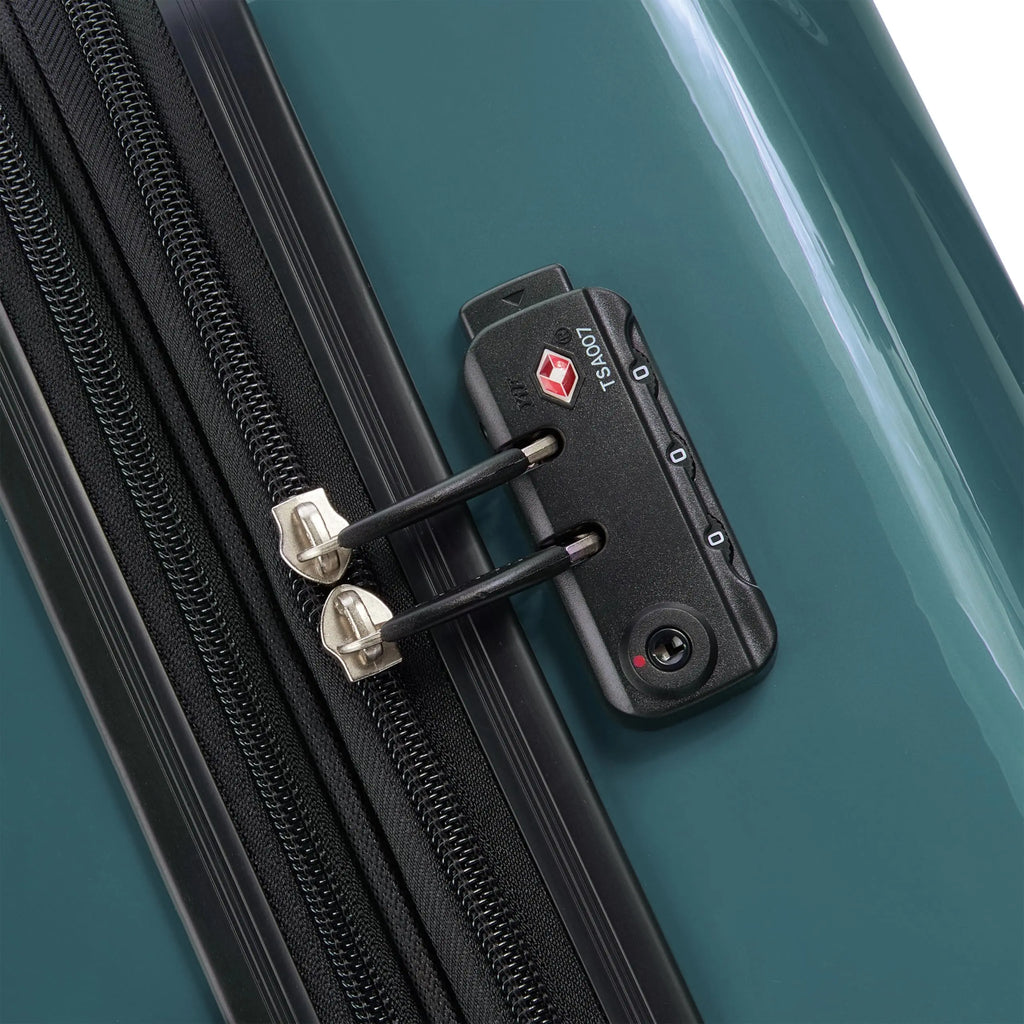 Delsey Helium Aero Metallic Green Luggage Set