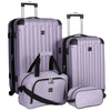 Travelers Club Midtown Hardside 4-Piece Luggage Set {Lilac}