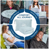 Blue Travel Blanket with Bag