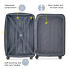 Delsey Helium Aero Metallic Green Luggage Set