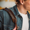 Men's Leather Weekender Bag