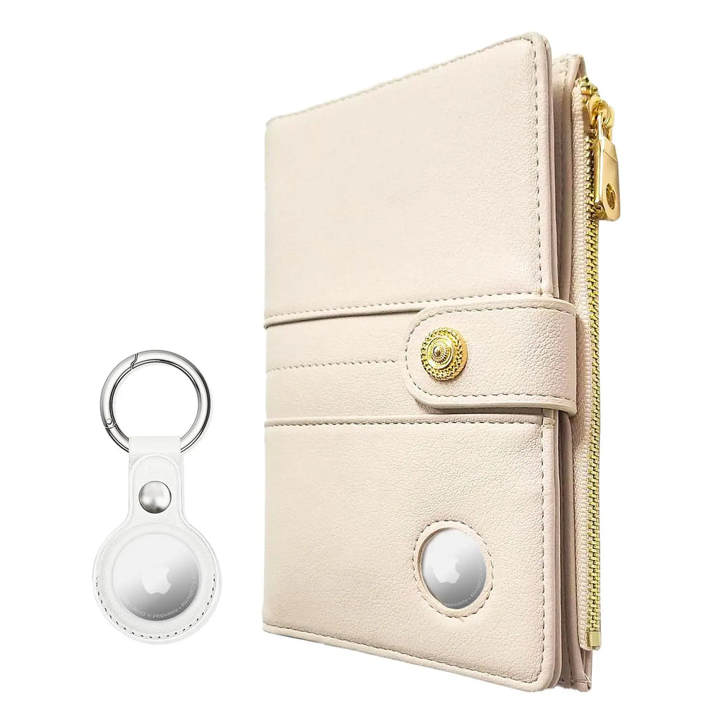 Airtag Passport Holder {Ivory}