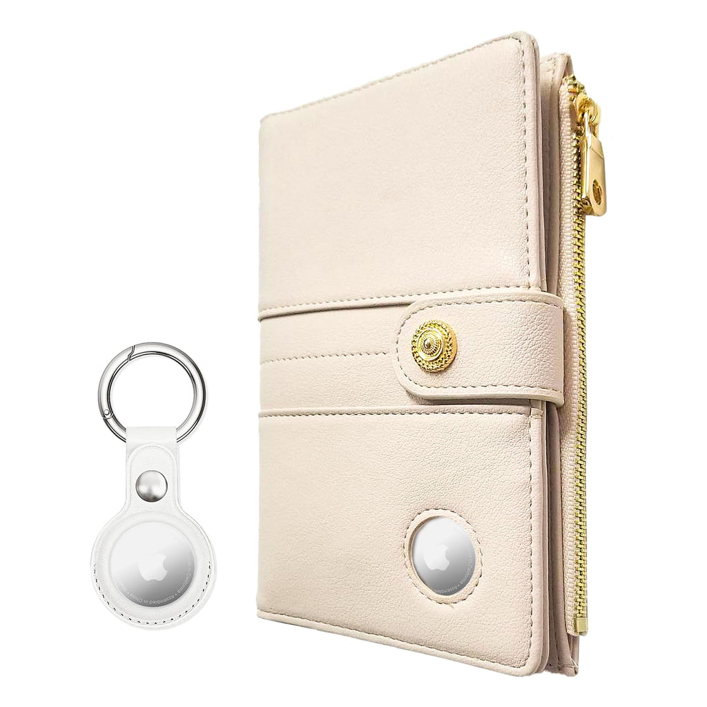 Airtag Passport Holder {Ivory}