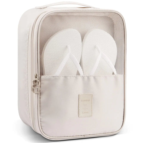 Beige Shoe Bag