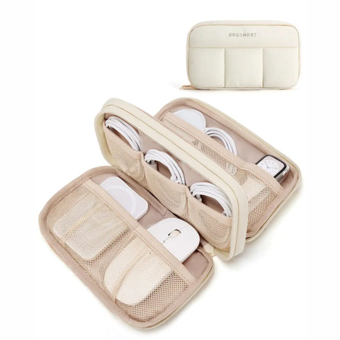 Beige Tech Travel Case