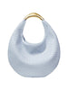 Blue Crescent Clutch