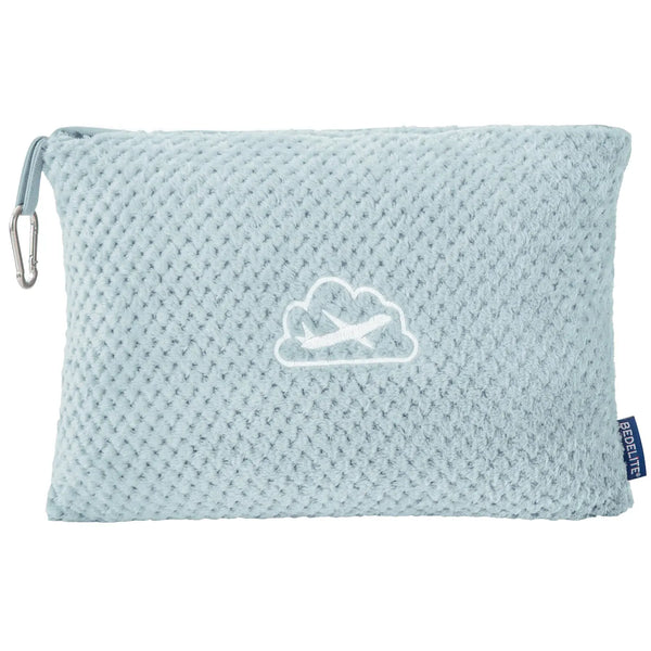 Blue Travel Blanket with Bag