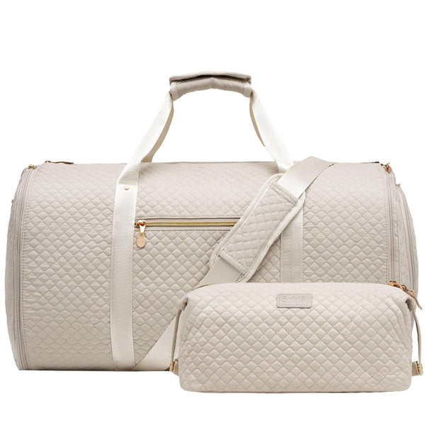 Coolife Garment Bag (White) - Embark Travel Store