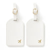 Cream Luggage Tags