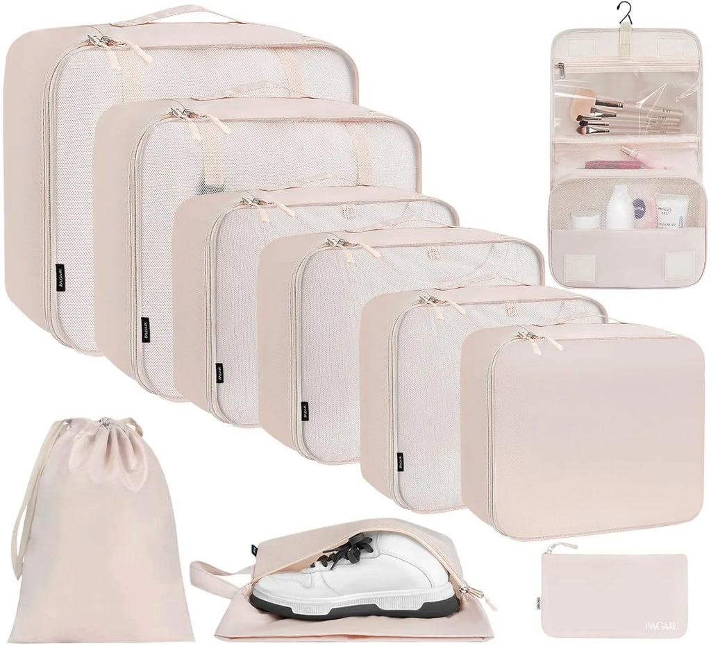 Cream Packing Cube Set 