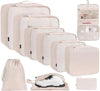 Cream Packing Cube Set 