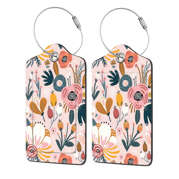 Creative Floral Luggage Tags