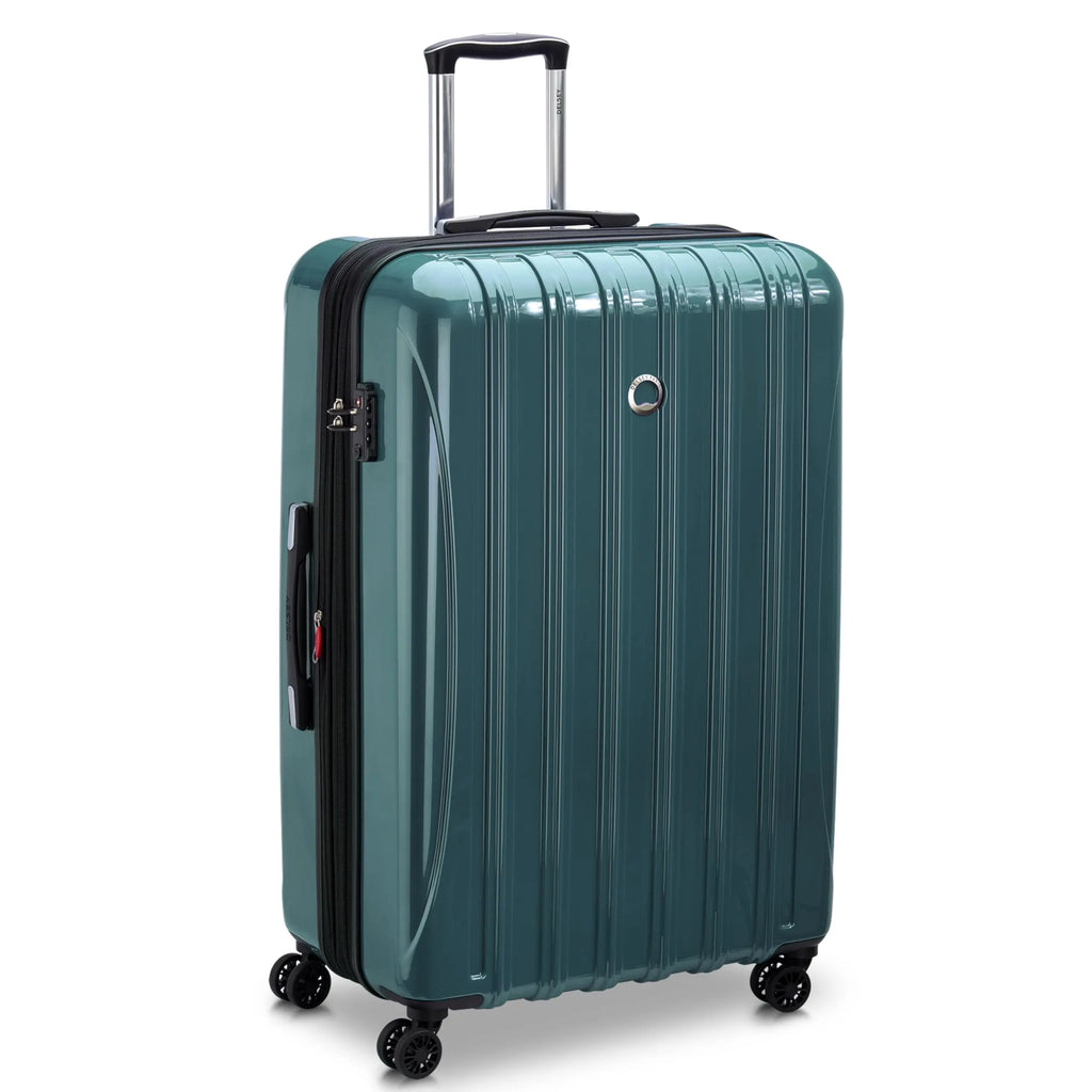 Delsey Helium Aero Metallic Green Luggage Set