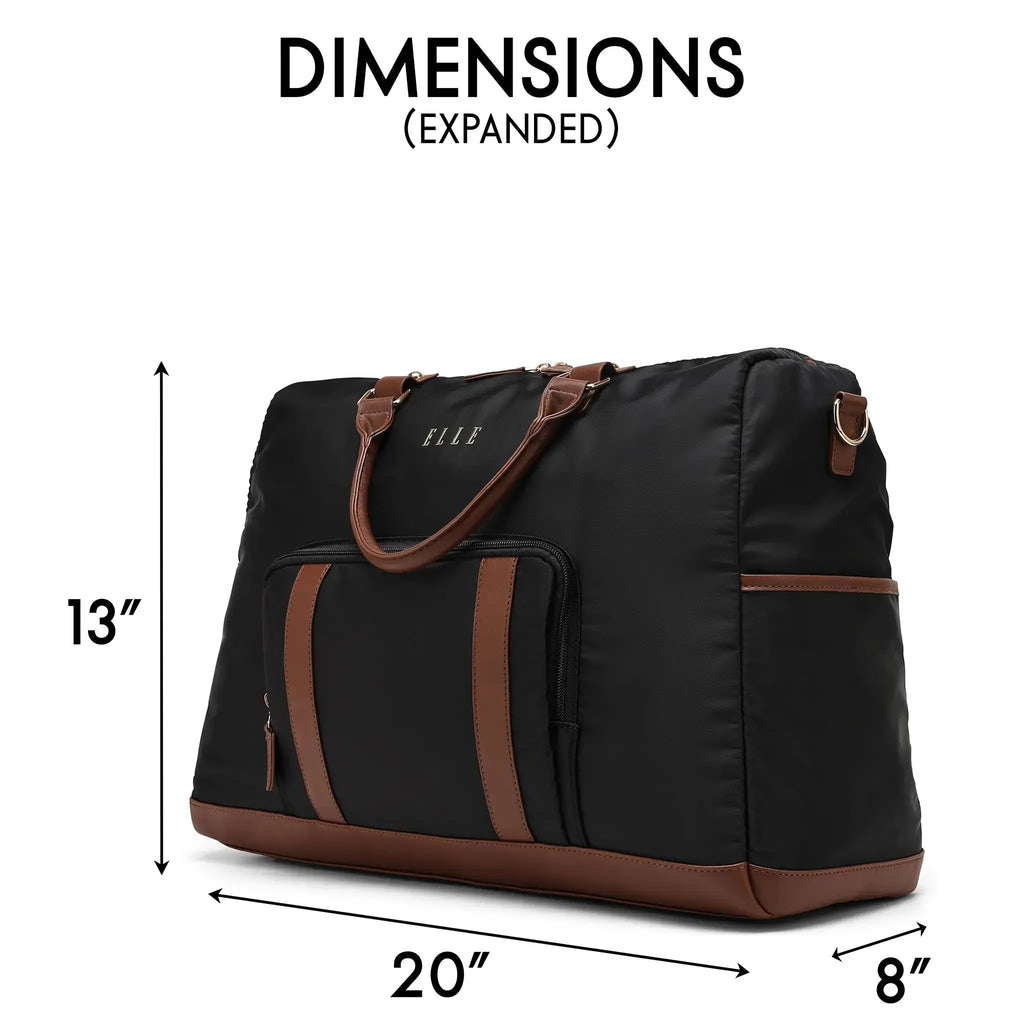 Luxe Journey Weekender Duffel Bag by Elle Travel