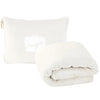 EverSnug Travel Blanket and Pillow (Off-White)