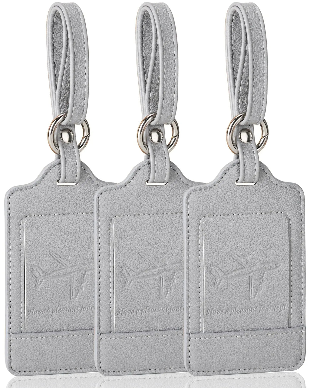 Gray Luggage Tags