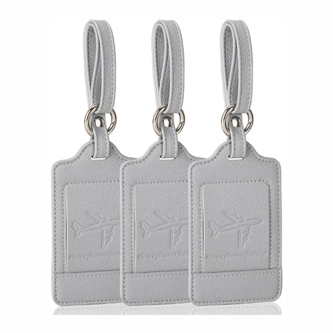Gray Luggage Tags
