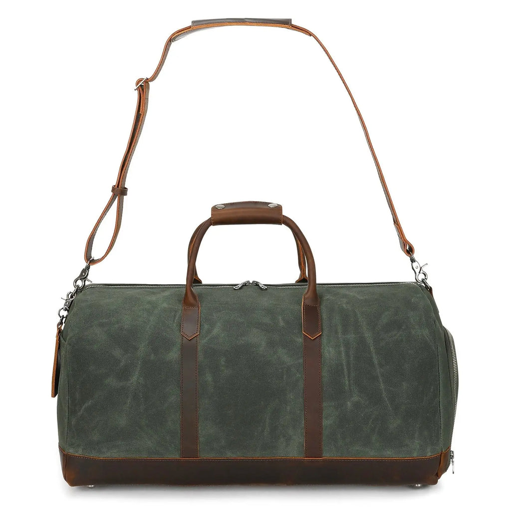 Men's Leather Weekender Bag