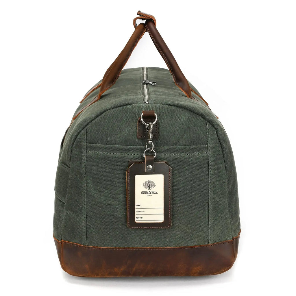 Men's Leather Weekender Bag