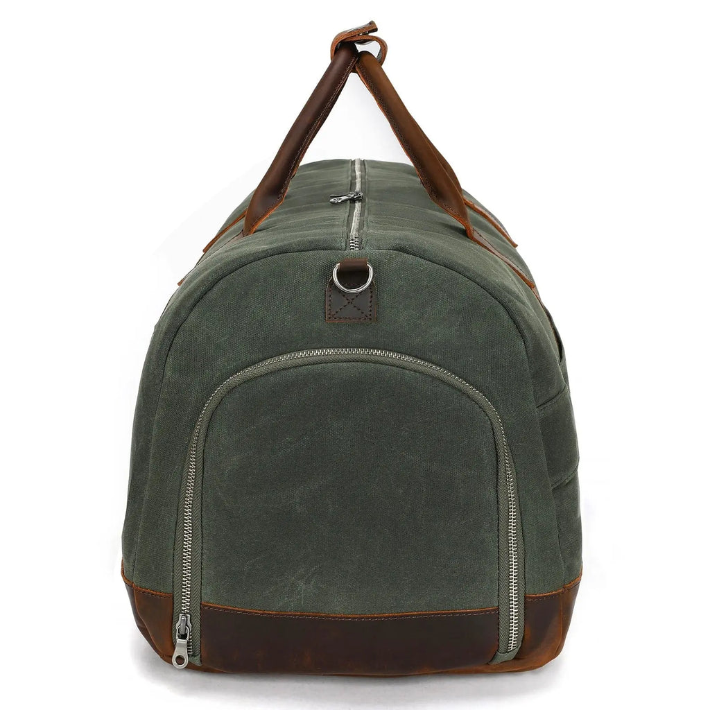 Men's Leather Weekender Bag
