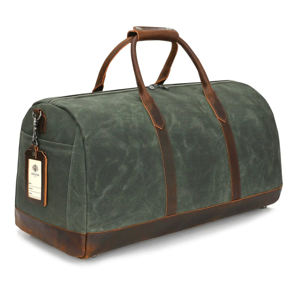 Men's Leather Weekender Bag