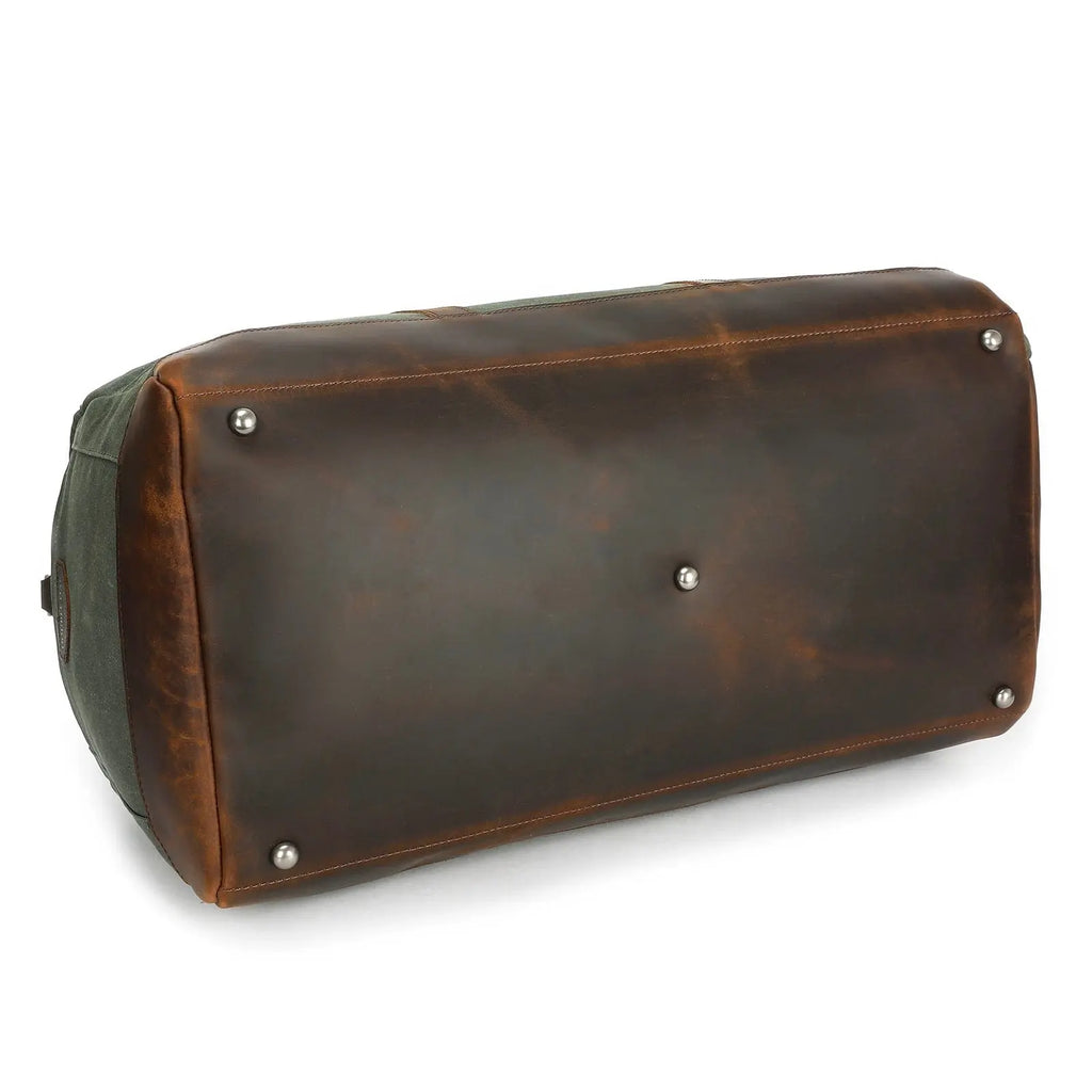 Men's Leather Weekender Bag