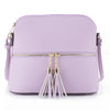 Lavender Crossbody Bag with Tassel