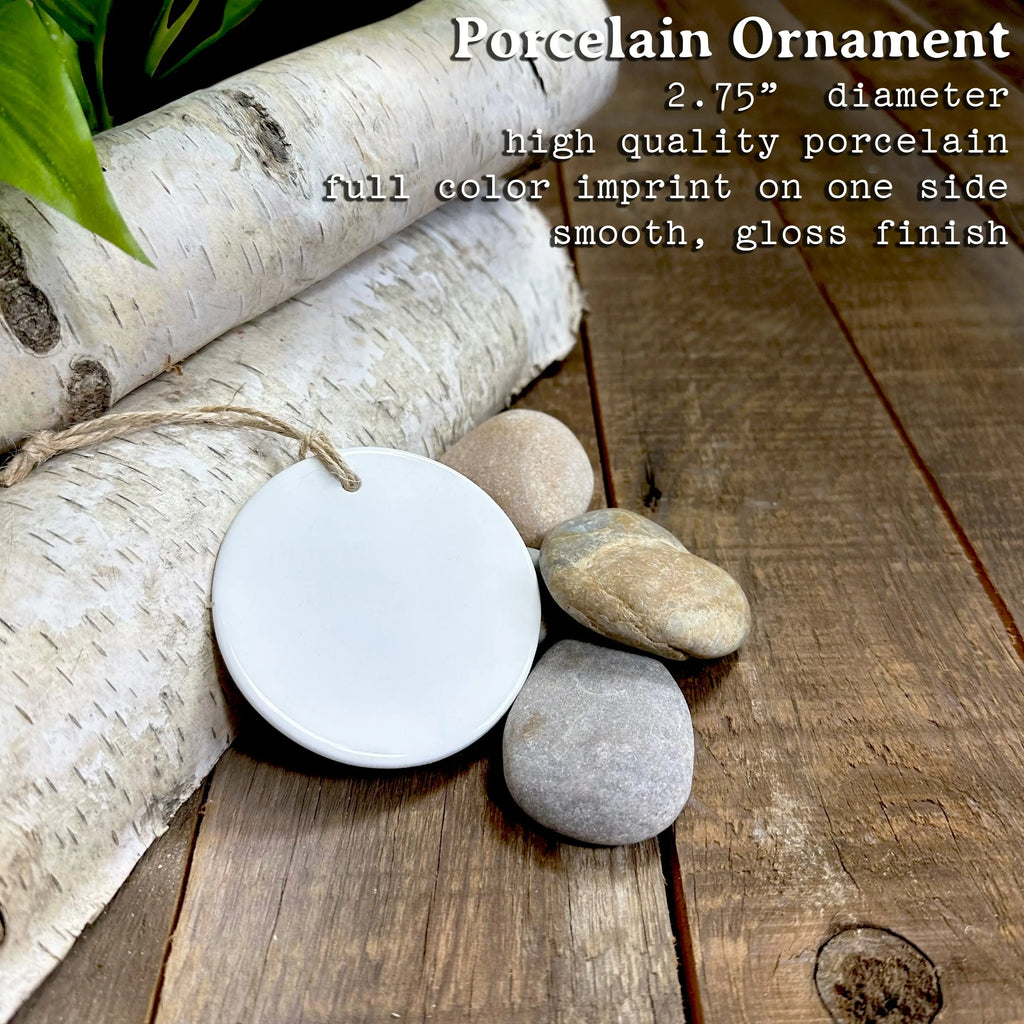 Adventure Awaits Ornament {Mountains}