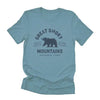 Smoky Mountains National Park Graphic Tee  Unisex - 2XL / Steel Blue
