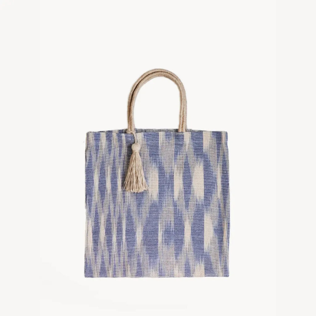 Nadi Jute Tote Bag {Blue}