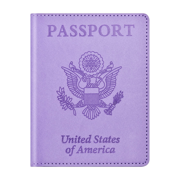 Purple Passport Cover