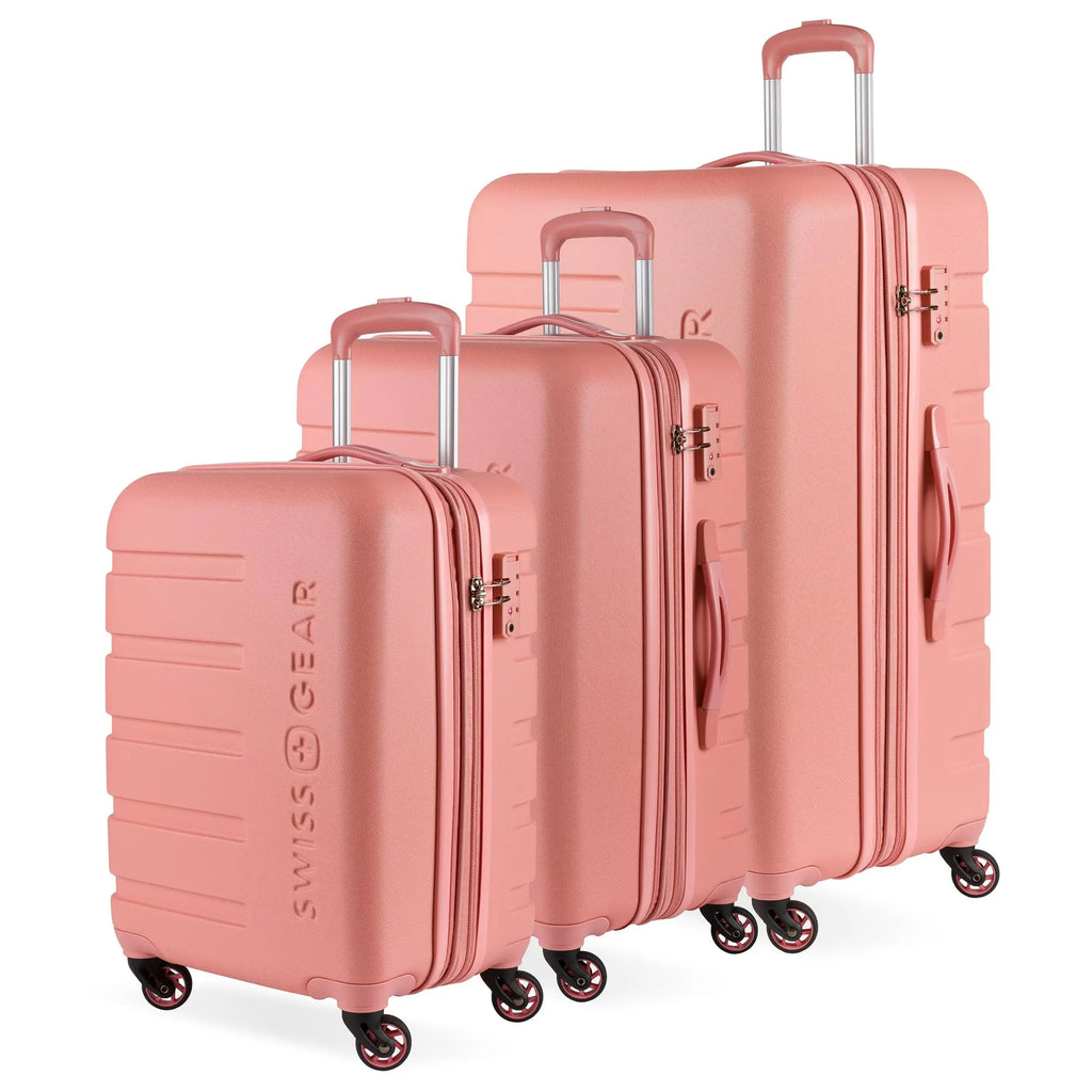 SwissGear 7366 Hardside 3-Piece Luggage Set (Coral Almond)
