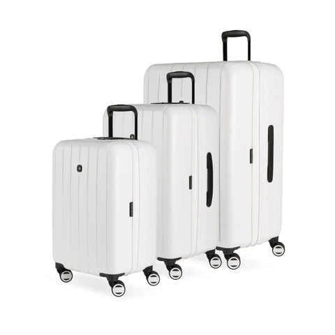 SwissGear Wanderlust Pro Luggage Set (White) - Embark Travel Store