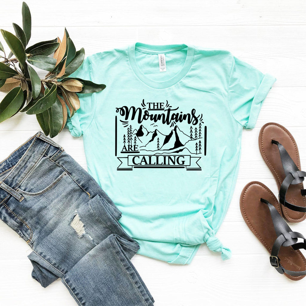 The Mountains Are Calling T-Shirt - Embark Travel Store