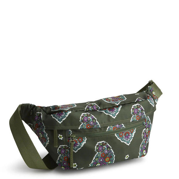 Vera Bradley Ripstop Portnoy Belt Bag (Kew Gardens Green) - Embark Travel Store
