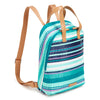 Vera Bradley Straw Mini Beach Backpack {Spring Mint Stripe} 3