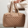 Vera Bradley Twill Large Travel Duffle Bag {Meadowlark Tan}