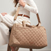 Vera Bradley Twill Large Travel Duffle Bag {Meadowlark Tan}