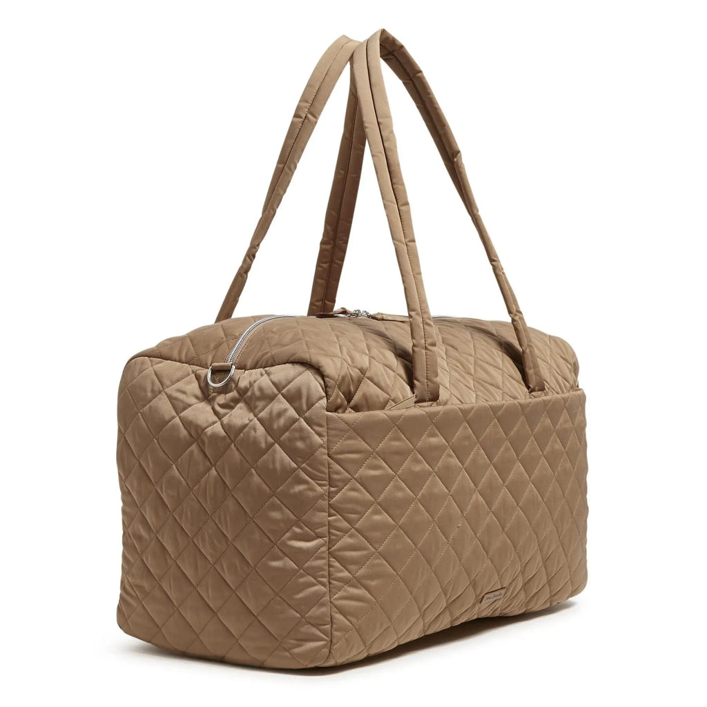 Vera Bradley Twill Large Travel Duffle Bag {Meadowlark Tan}
