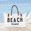 Waterproof “Beach Please” Beach Bag {Beach Blue} 2