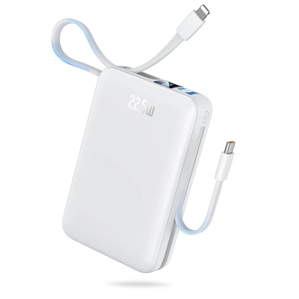 White Portable Power Bank