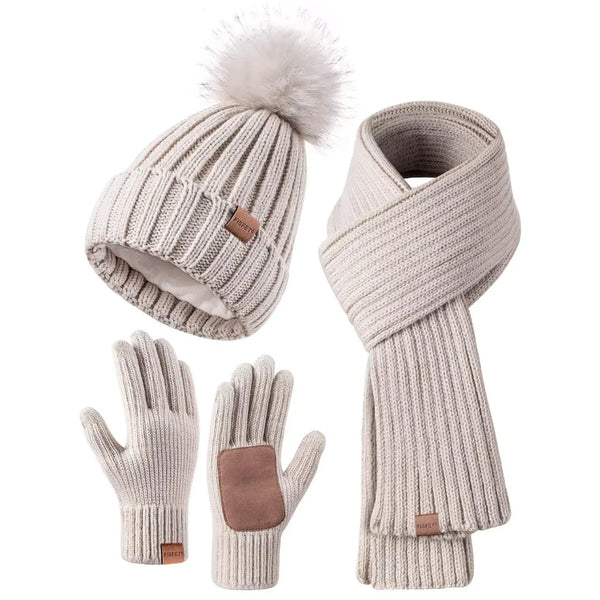 Winter Accessories Gift Set (Oatmeal)