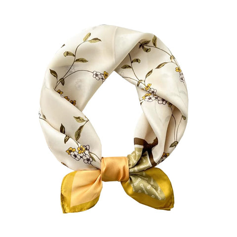 Yellow Mulberry Silk Scarf