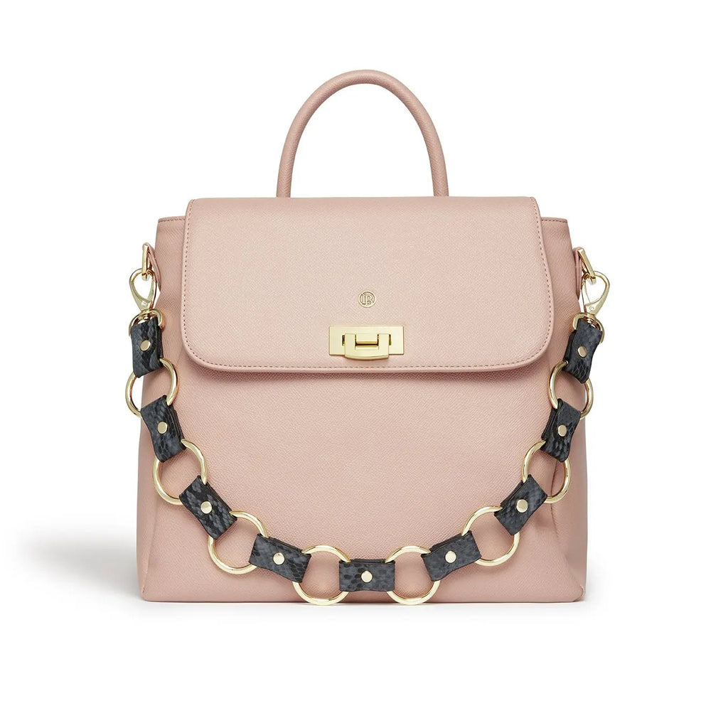 LaBante London Zuri Nude Pink Vegan Backpack Purse