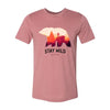 Stay Wild T-shirt  3XL / Heather Mauve